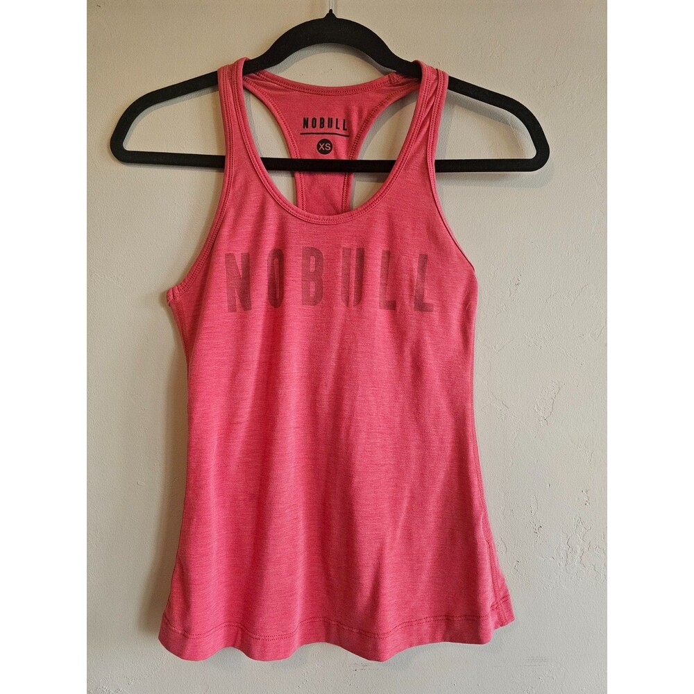 No Bull Tank Top Shirt Womens Sz XS  Performance Gym Training Outdoor red